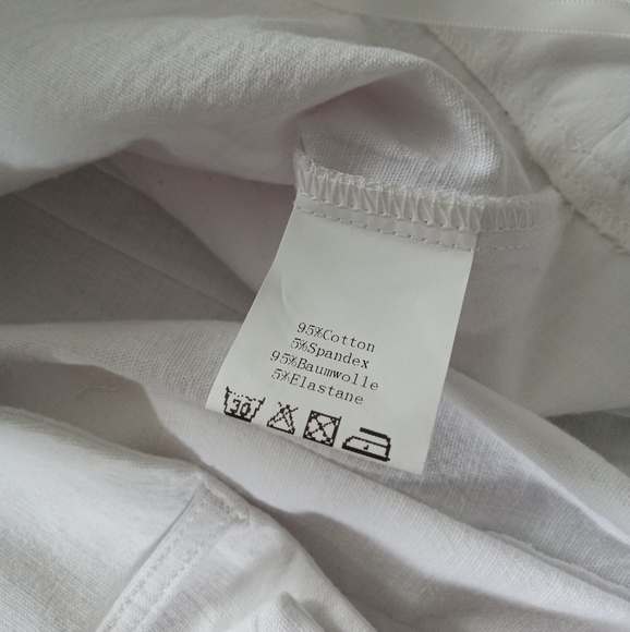 Hi Rise Shorts Linen White Cotton Stretch Pockets New Large Wide Elastic Band - Picture 9 of 16